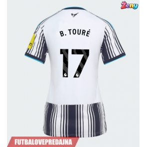 Lacne Ženy Futbalové dres Newcastle United Bazoumana Toure #17 2026-27 Krátky Rukáv - Domáci